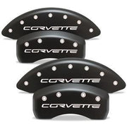 Corvette Brake Caliper Cover Set (4) : 2005-2013 C6 - Stealth Black Series - Custom Color Letters,Brakes