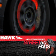 Corvette Brake Pads - Hawk High Performance Street 5.0 - Front : 2006-2013 Z06 & Grand Sport,Brakes
