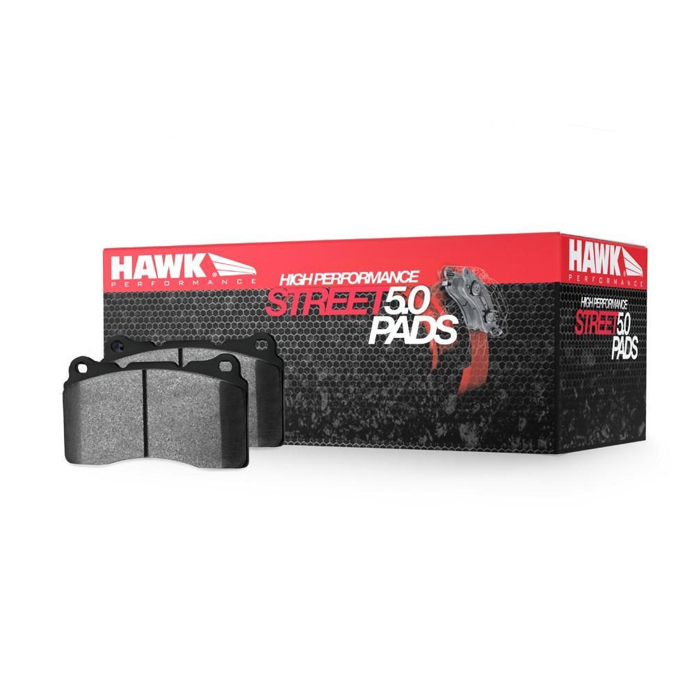 Corvette Brake Pads - Hawk High Performance Street 5.0 - Rear : 1997-2013 C5,C6,Brakes
