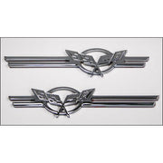 Corvette C5 Badges - Billet Aluminum Chrome (97-04 C5 / C5 Z06),Exterior