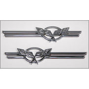 Corvette C5 Badges - Billet Aluminum Chrome (97-04 C5 / C5 Z06),Exterior