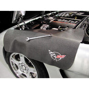 Corvette C5 Fender Protector (Black with Silver C5 Emblem),Accessories