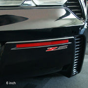 Corvette C7 Z51 Badge/Emblem - Domed - Carbon Fiber Look w/Chrome Trim: C7 Stingray Z51,Exterior