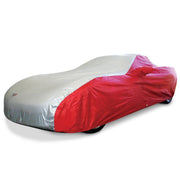 Corvette Car Cover - Two Tone with C5 Emblem Red/Silver (97-04 C5),Car Care