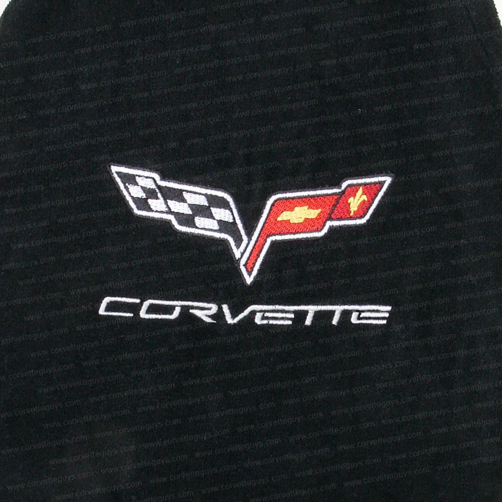 Corvette Dash Mat - Embroidered : 2005-2013 C6 FREE Shipping