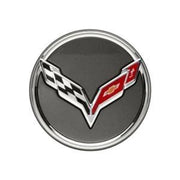 Corvette Chrome Accented Center Cap w/Crossed Flags Logo: 2014 C7,Wheels & Tires
