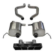 Corvette CORSA Sport Exhaust System - Polygon Tips - Black : C7 ZR1,Exhaust