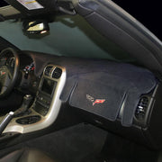 Corvette Dash Mat - Embroidered : 2005-2013 C6,Interior