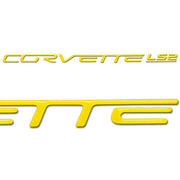Corvette Domed Fuel Rail Insert Letter/Decals (Set) : 2005-2007 C6 LS2,0