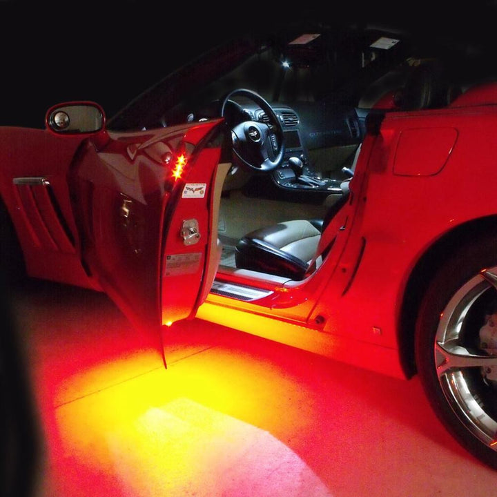 Corvette Door Handle and Puddle LED Light Combo : 2005-2013 C6, Z06, ZR1, Grand Sport,Lighting