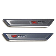 Corvette Door Sill Plates - Executive Series with Z06 505HP Logo Inlay : 2006-2013 C6 Z06,Interior