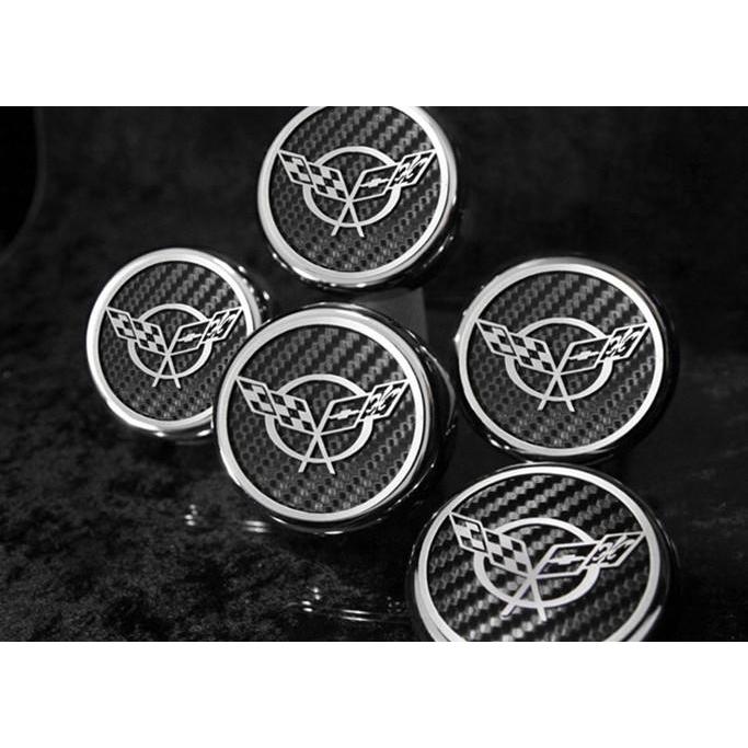 Corvette Engine Cap Cover Set - C5 GM Licensed Series Chrome/Brushed/Carbon Fiber : 1997-2004 C5 & Z06,Engine