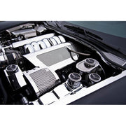 Corvette Engine Cap Cover Set - C6 GM Licensed Series Chrome/Brushed/Carbon Fiber : 2005-2013 C6,Engine