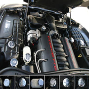 Corvette Engine Cap Set - Polished Aluminum : 1997-2004 C5 & Z06,Engine