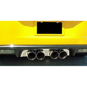 Corvette Exhaust Port Filler Panel - Perforated Stainless Steel for Standard Exhaust : 2005-2013 C6,Exhaust