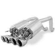 Corvette Exhaust System - B&B Fusion with 3.5" Quad Round Tips : 2009-2013 C6 Conversion for Non-NPP Equipped,Exhaust