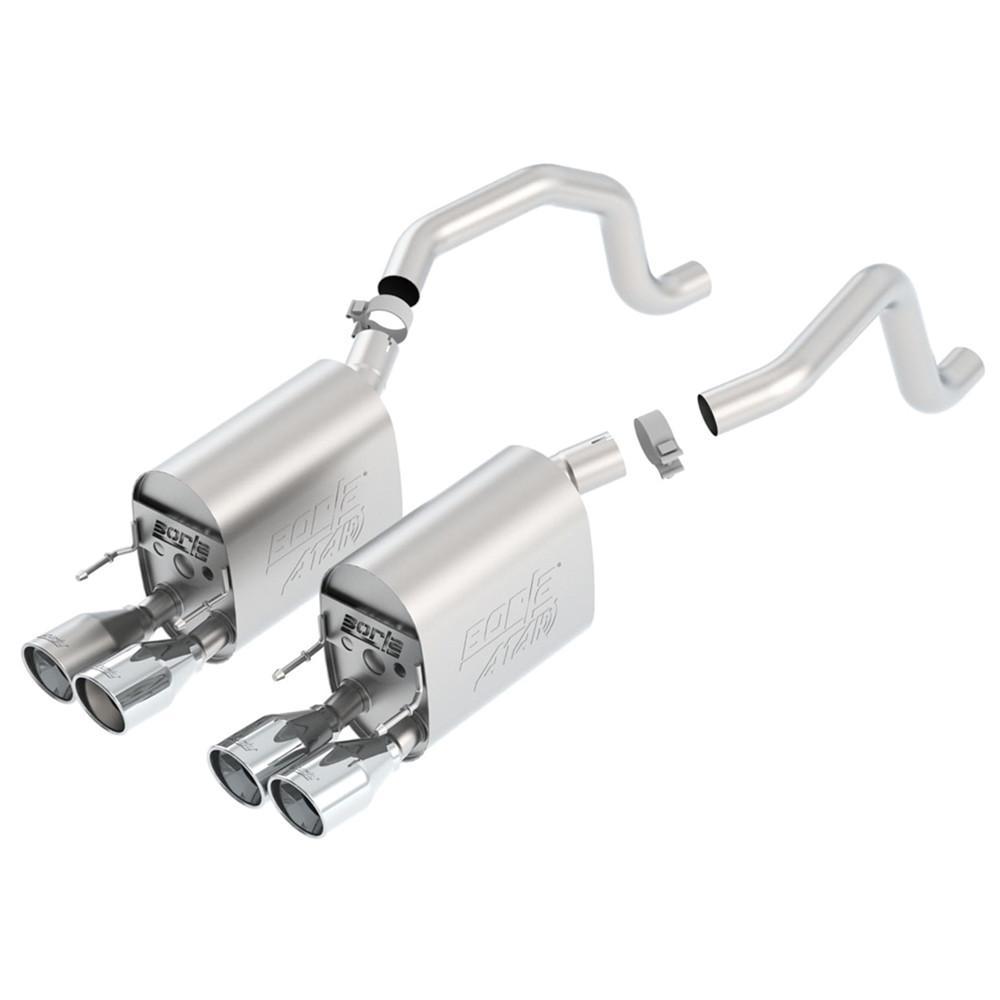 Corvette Exhaust System - Borla ATAK Rear Section Aggressive : 2005-08 C6,Exhaust