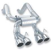 Corvette Exhaust System - Borla Rear Section S-Type 4 Rd 4.25” Rd, Ac, Ic Tips : 2006-13 C6 Z06 & ZR1,Exhaust