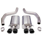 Corsa Corvette Exhaust System (14164BLK): 4.0” Diamond Quad Pro-Series Sport Tip Exhaust System For 2006-2013 Z06/ ZR1,Exhaust