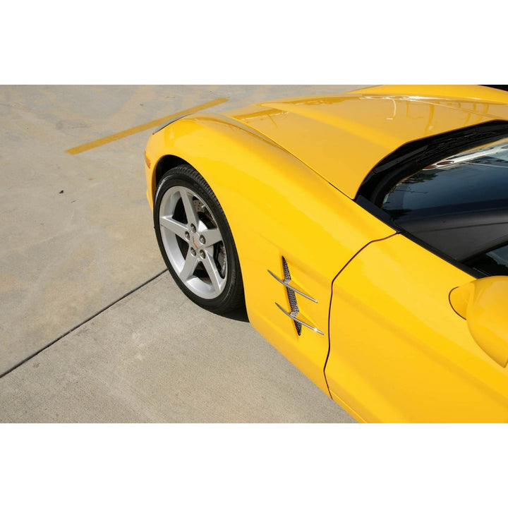 Corvette Fender Blades - Billet Chrome 4 Pc. (05-12 C6),Exterior