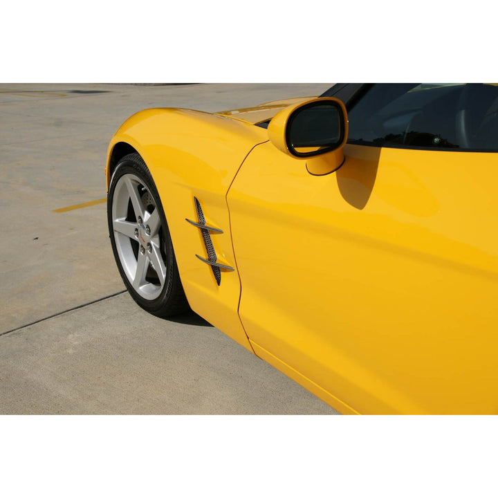 Corvette Fender Blades - Billet Chrome 4 Pc. (05-12 C6),Exterior