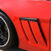 Corvette Fender Emblem Black : 2010-2013 C6 Grand Sport,0