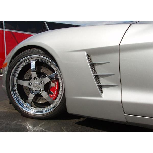 Corvette Fender Spears - Billet Chrome 6 Pc. (05-12 C6),0