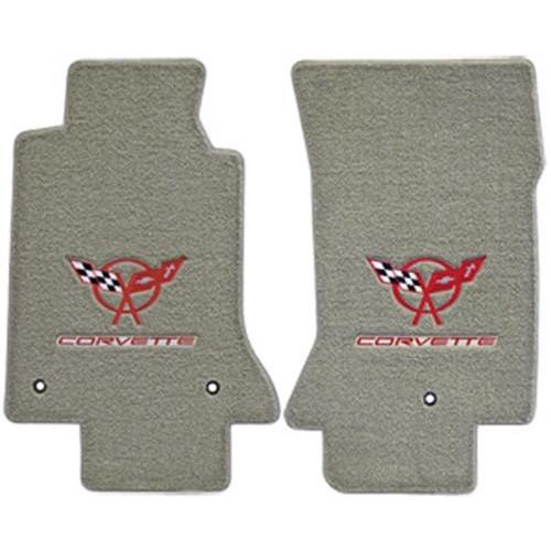Corvette Floor Mats - Embroidered Double Logo : 1997-2004 C5,Interior