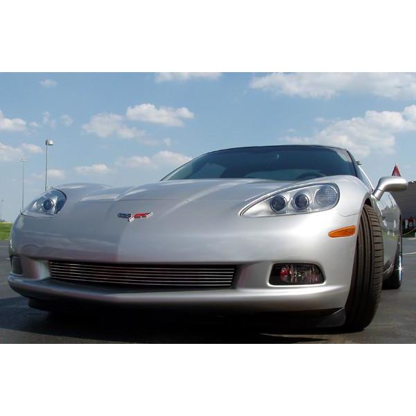Corvette Front Grille - Billet Aluminum Polished (05-12 C6),Exterior