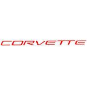 Corvette Front Insert Letters - Red (97-04 C 5/ C5 Z06),Exterior