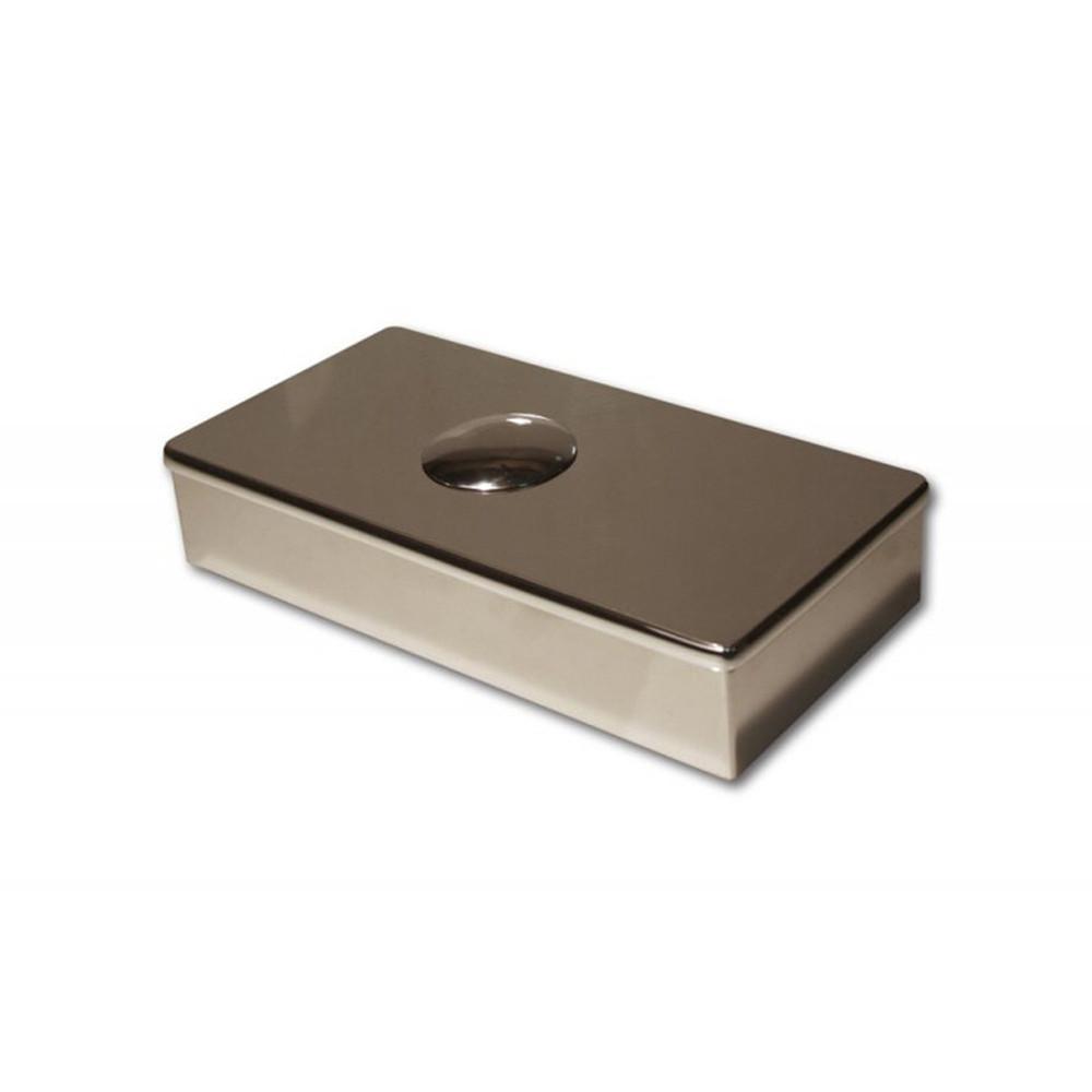 Corvette Fuse Box Cover Only - Polished Stainless Steel: 1997-2004 C5,Engine