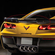Corvette Genuine GM Stage 3 - Smoked Center Rear Spoiler Upgrade : C7 Z06,Exterior