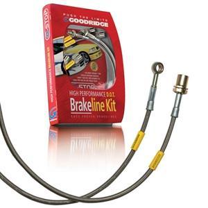 Corvette Goodridge G-Stop Brake Lines - Stainless Steel (Set) 1984-1987 C4,0