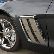 Corvette Grand Sport Fender Pillar Accent Stainless Steel : 2010-2013 Grand Sport,Exterior