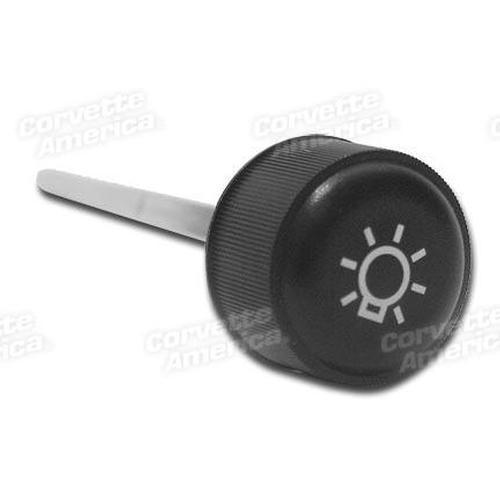 Corvette Headlight Knob & Rod.: 1984-1989,Interior