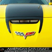 Corvette Hood Vent Grille - Perforated Stainless Steel : 2006-2013 Z06,ZR1,Grand Sport,Exterior