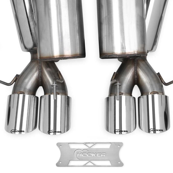 Corvette Hooker Blackheart Axle-back Exhaust System : 2005-2008 C6,Exhaust