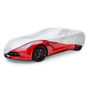 Corvette Intro-Guard Car Cover - Embossed - Indoor/Outdoor - Silver : C7 Stingray, Z51, Z06, Grand Sport,Car Care