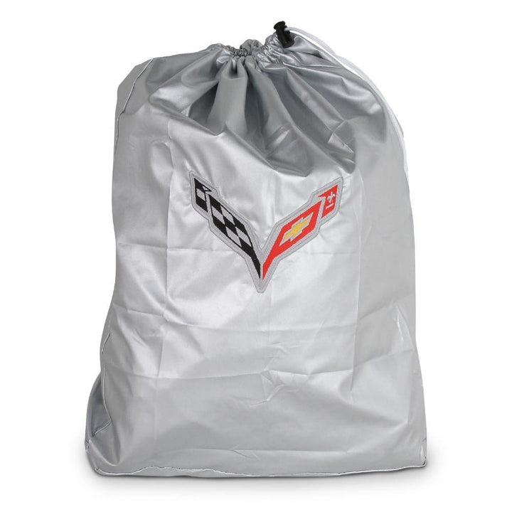 Corvette Intro-Guard Car Cover - Embossed - Indoor/Outdoor - Silver/Black : C7 Stingray, Z51, Z06, Grand Sport,Car Care