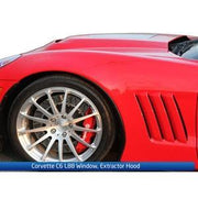 Corvette L88 Hood w/Polycarbonate Window - ACS Composite 2005-2013 C6, Z06, Grand Sport, ZR1,Exterior