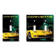 Corvette Light Switch Plate Covers with Z06 Image (06-12 C6 Z06),Accessories