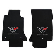 Corvette Lloyds Classic Loop Floor Mats - Double Logo : 1997-04 C5 & Z06,Interior