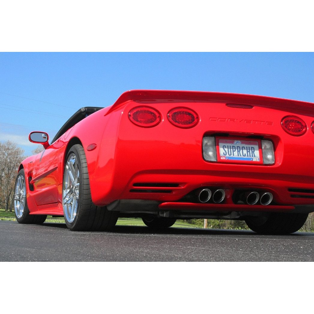 Corvette Lower Rear Exhaust Spoiler : 1997-2004 C5 & Z06,Exterior