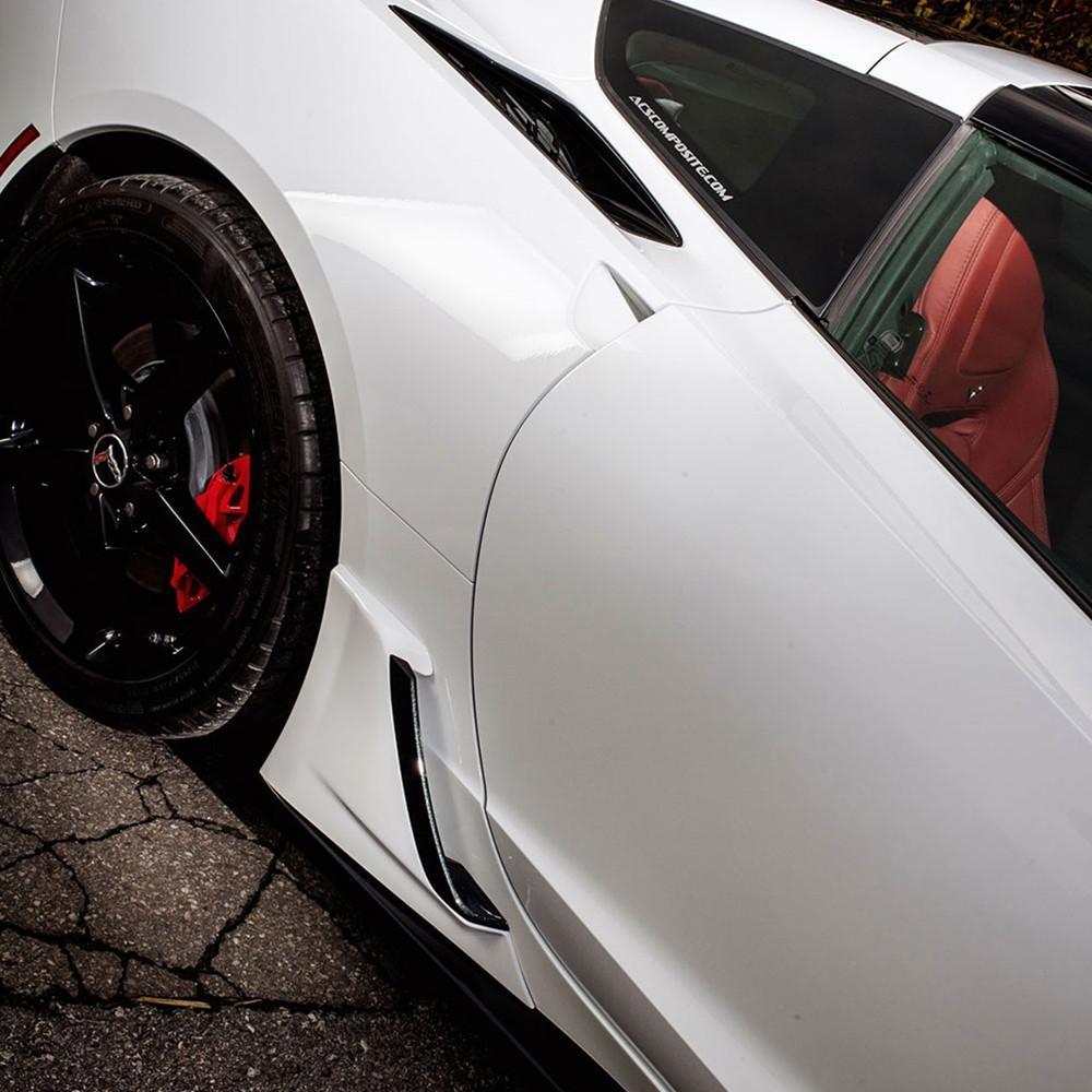Corvette Lower Rocker Z06 Brake Intake Scoop - ACS : C7 Stingray, Z51,Body Parts