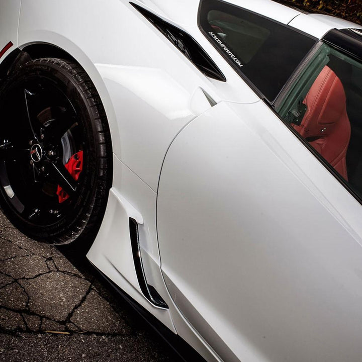 Corvette Lower Rocker Z06 Brake Intake Scoop - ACS : C7 Stingray, Z51,Body Parts