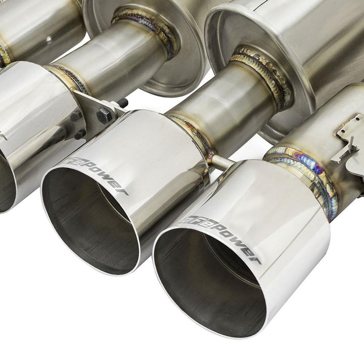 Corvette MACH Force-Xp 3" to 2-1/2" Axle-Back Exhaust System - aFe Power PFADT : C7 Stingray, Z51, Grand Sport,Exhaust