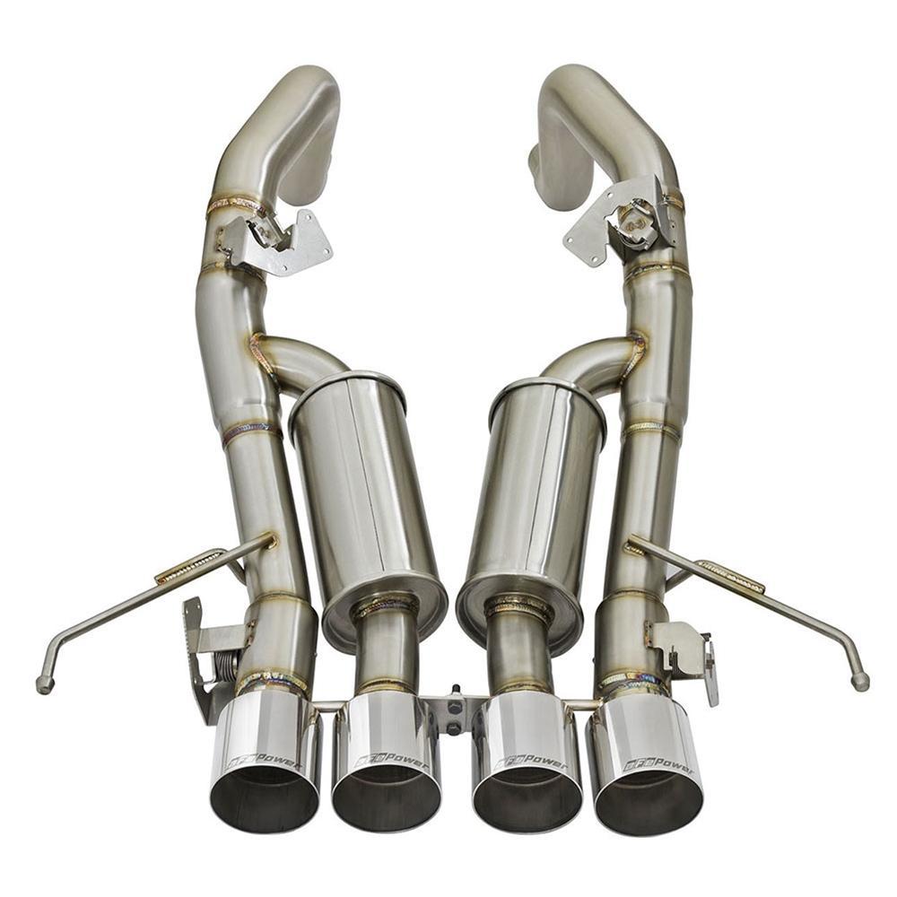 Corvette MACH Force-Xp 3" to 2-1/2" Axle-Back Exhaust System - aFe Power PFADT : C7 Stingray, Z51, Grand Sport,Exhaust