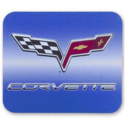 Corvette Mouse Pad with C6 Emblem - Blue (05-12 C6),Accessories