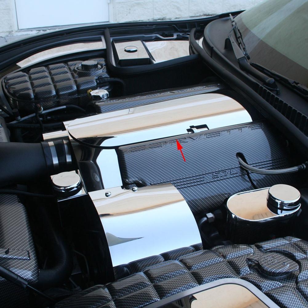 Corvette Plenum Cover - Polished Stainless Steel : 1997-2004 C5 & Z06,Engine