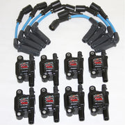 Corvette Plug Wires / High Performance Coil Kit - Granatelli Motorsports 8mm Blue : 2005-2013 LS2,LS3,LS7 & 2014 Stingray LT1,Performance Parts